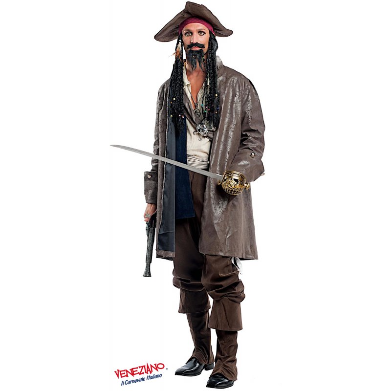 Vestito di carnevale jack sparrow clearance